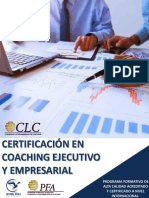 Certificacion Coach Ejecutivo y Empresarial Brochure