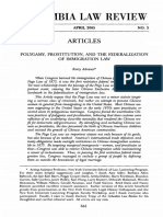 Abrams - 2005 - Poligamy, Prostitution and The Federalization of Inmigration Law