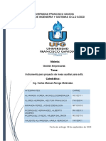 Instrumento de Proyecto Mesa Auxiliar para Sofa 2.0