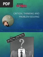 Critical Thinking and Problem Solving