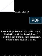 Psalmul 148 (Laudati-L Pe Domnul)