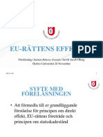 Föreläsning Om EU - Rättens Effekter - 20141120