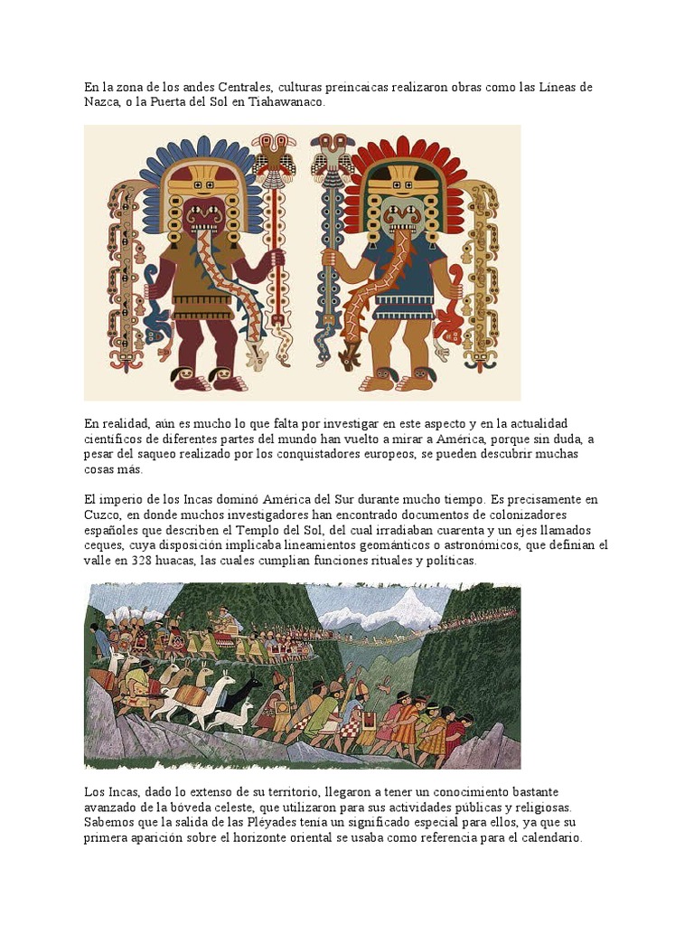 Astronomía y Cosmología Inca | PDF | Constelación | Machu Picchu