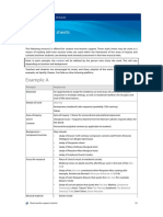 Example Audit Sheets