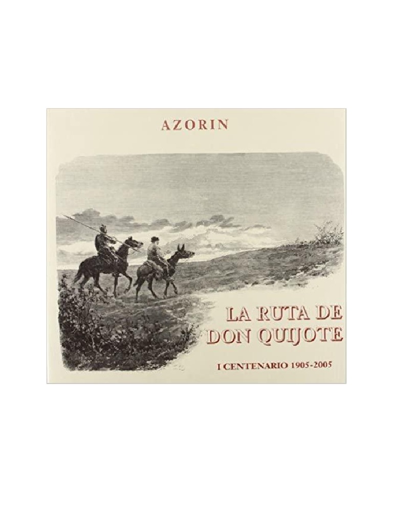 La Ruta Literaria De Don Quijote Pdf Don Quijote Miguel De Cervantes