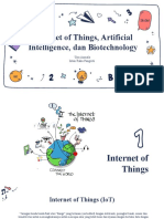 IoT, Biotechnology and AI