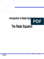 Radar Range Equation