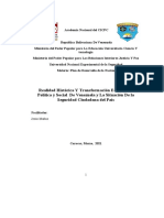 Transformación de Venezuela y seguridad ciudadana