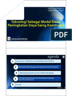 Teknologi Sebagai Modal Dasar Peningkatan Daya Saing Konstruksi (Biemo W.S)