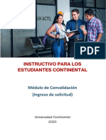 Manual Convalidaciones - Estudiante