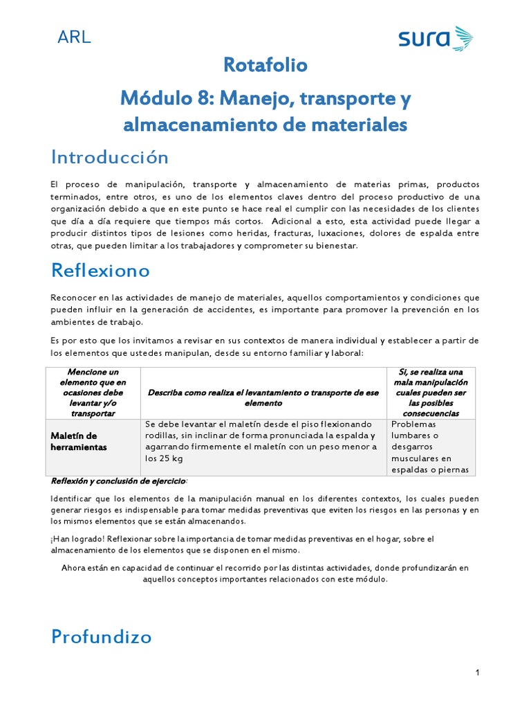 Manejo Seguro de Materiales y Prevención | PDF | Transporte | Naturaleza