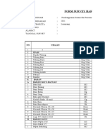 Form Survey UPAH BAHAN