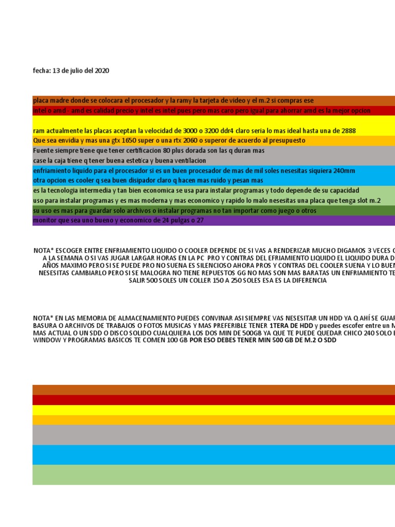 Guía de componentes para PC AMD 2020 | PDF | Unidad de estado sólido ...