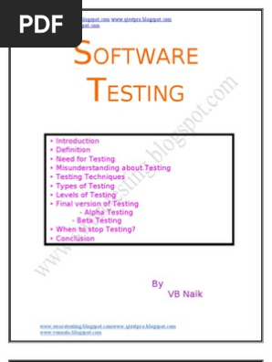 Software Testing Basic