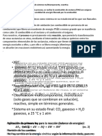 Combustión metano oxígeno temperatura máxima