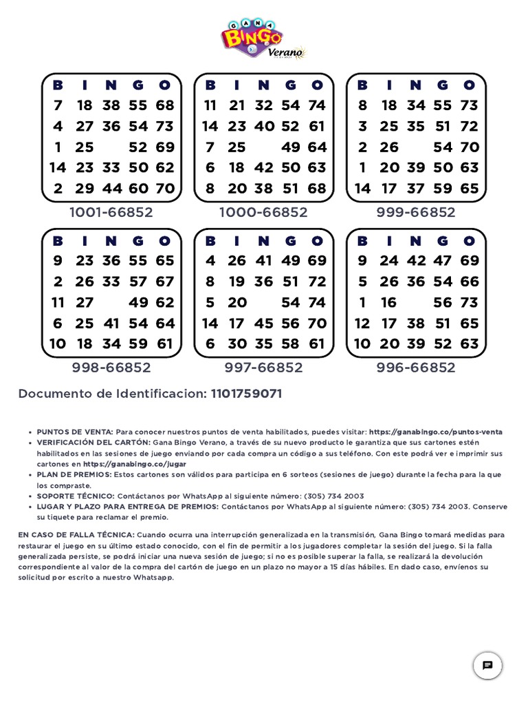 Gana Bingo Llegó A Sábados Felices PDF