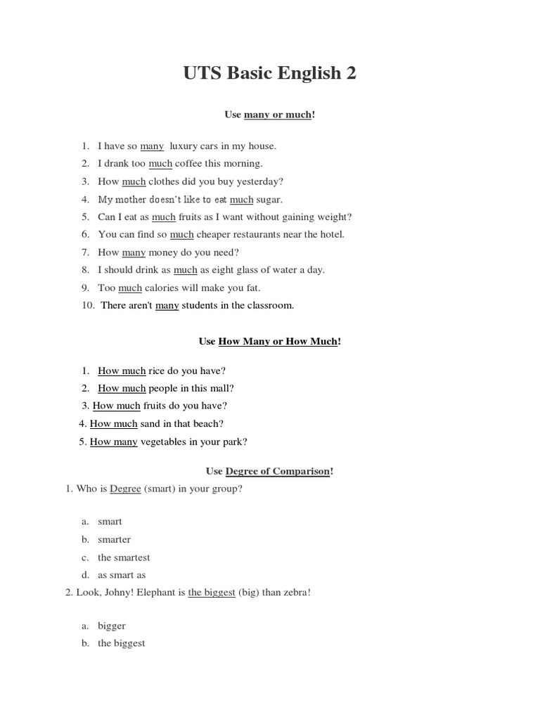 English Grammar Practice for Beginners | PDF | Language Arts ...