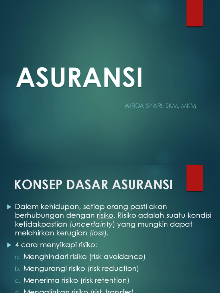 Materi 12 (Asuransi) PDF