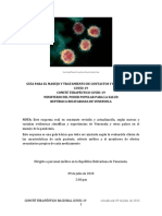 GUÍA PARA EL MANEJO Y TRATAMIENTO DE CONTACTOS Y PACIENTES CON COVID-19  