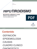 HIPOTIROIDISMO y TIROIDITIS