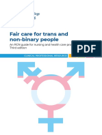 Fair Care For Trans and Non-Binary People