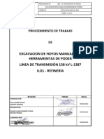 PET Excavacion de Hoyo (H. Manual) LT 138 KV L-1387 Ilo1 - Refineria Abr 2021