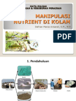 Manipulasi Nutrient Pada Kolam