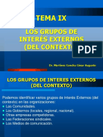 GRupo de Interes Externo Del Contexto