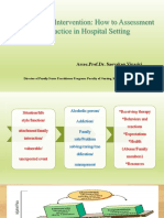 Family Assessment and Intervention in Hospital Settings