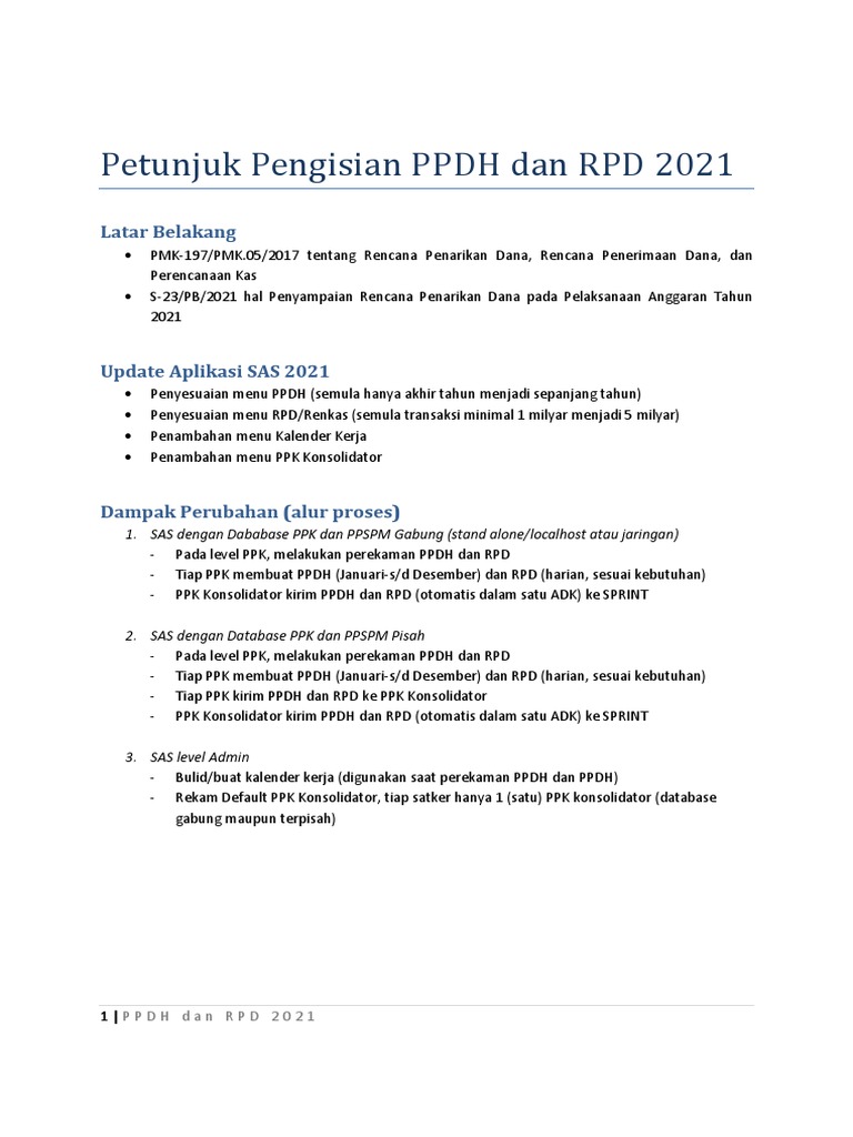 Perekaman RPD Harian dan PPDH 2021 | PDF | Bisnis | Pengelolaan ...