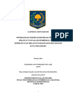 Cover Dan Daftar Isi LAPORAN AKTUALISASI