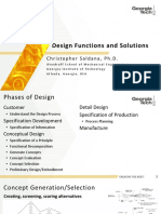 Design Functions and Solutions: Christopher Saldana, PH.D