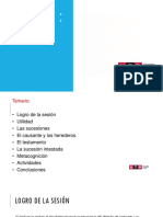 Instituciones D EL D Erecho Civil: SEMANA 09 - Sesión 02 Sucesiones - 2 Parte