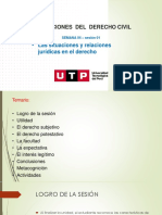 Instituciones Del Derecho Civil: - Las Situaciones y Relaciones