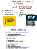 PDF Training Pemeliharaan Peralatan Gi Sistem Pentanahan Pembumian Titik Net DL
