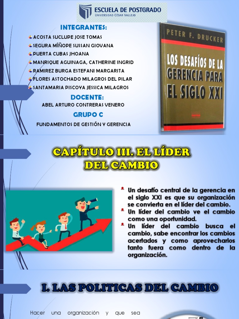 Capitulo III El Lider Del Cambio | PDF | Innovación | Liderazgo