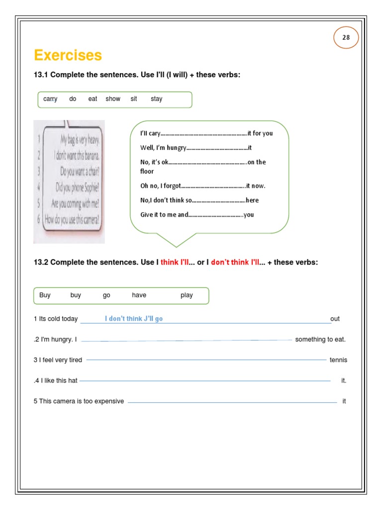 Exercises Unit 13starters | PDF | Language Arts & Discipline