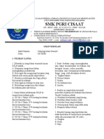 SMK Pgri Cisaat: Ujian Sekolah