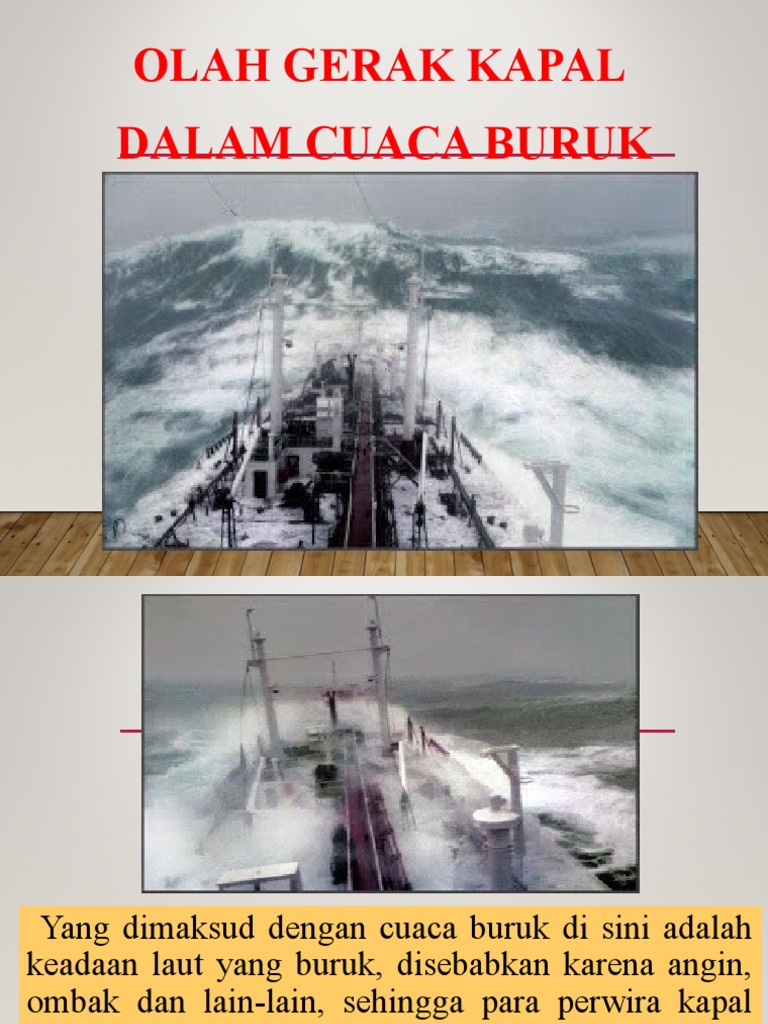 Olah Gerak Kapal Dalam Cuaca Buruk 1 Pdf