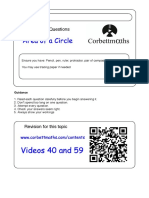 Area of A Circle PDF
