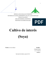 Cultivo de Interés - Soya