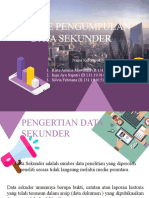 Metode Pengumpulan Data Sekunder Kelompok 5 R.pemasaran