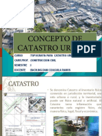 2.-Concepto de Catastro Urbano