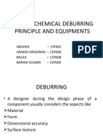 Electrochemical Deburring Principle and Equipments