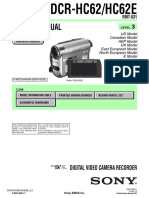 Service Manual: Digital Video Camera Recorder