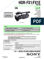Service Manual: Digital HD Video Camera Recorder