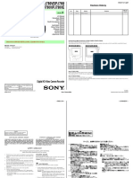 Service Manual: Digital HD Video Camera Recorder