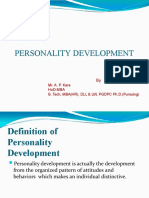 Personality Development: Mr. A. P. Kare Hod-Mba B. Tech, MBA (HR), DLL & LW, PGDPC Ph.D. (Pursuing)