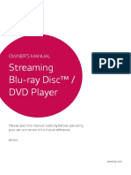 Streaming Blu-Ray Disc™ / DVD Player: Owner'S Manual