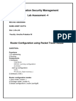 Information Security Management: Lab Assessment - 4